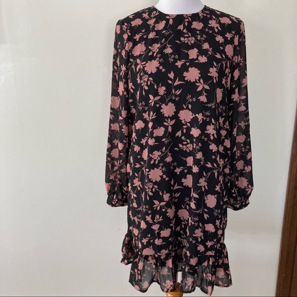 Vero Moda Floral Dress Stitch Fix Black Ruffle S